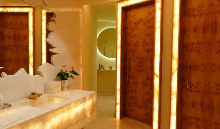 Luxury spa shower room design Riyadh - Meraki Design Build