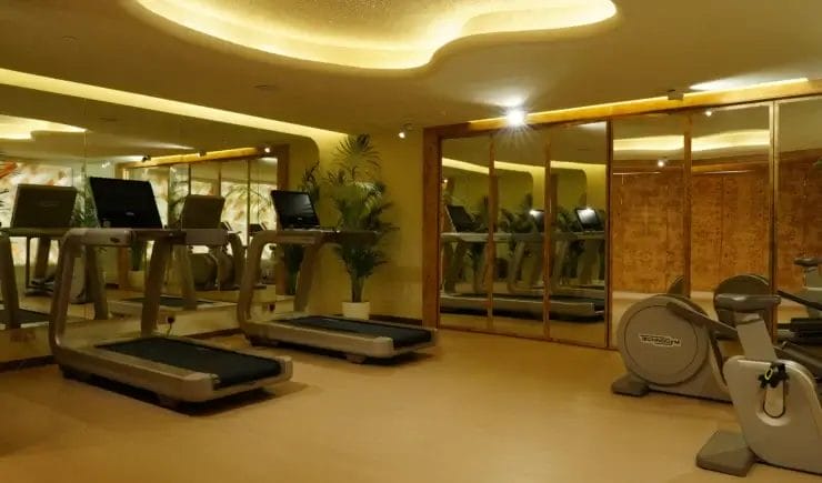 Fitness cardio room interior design Riyadh - Meraki Design Build