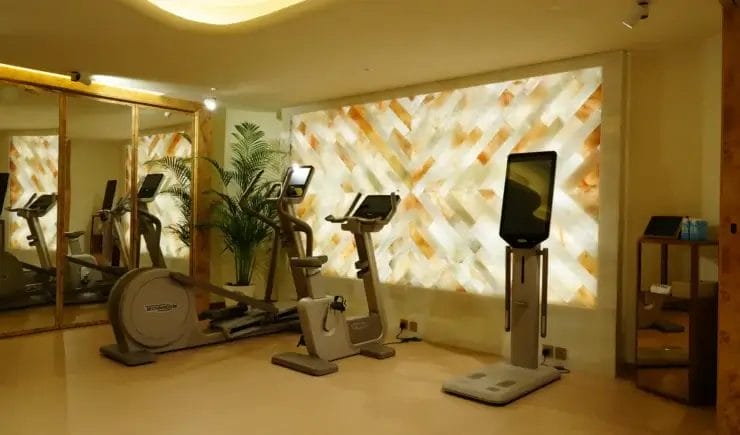 Fitness cardio room interior design Riyadh - Meraki Design Build