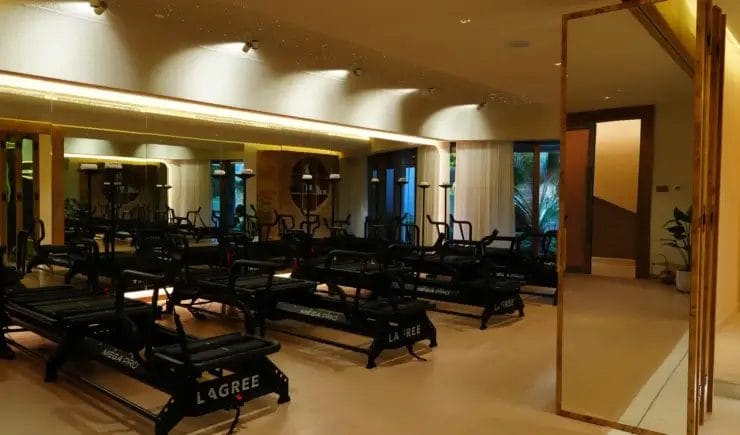 Fitness cardio room interior design Riyadh - Meraki Design Build