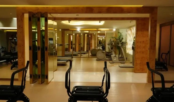 Fitness cardio room interior design Riyadh - Meraki Design Build