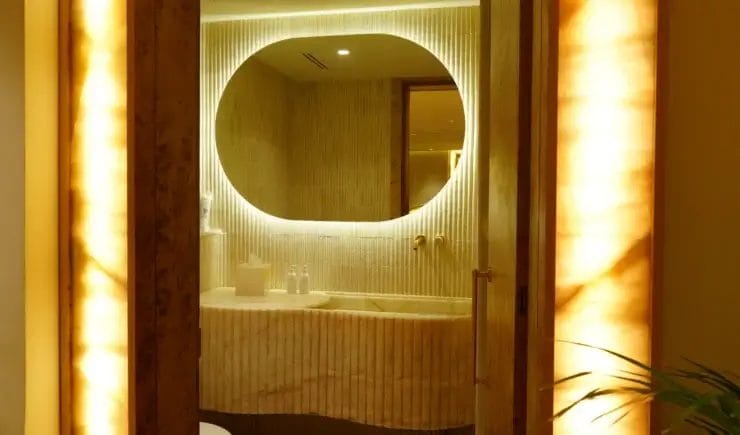 Luxury spa shower room design Riyadh - Meraki Design Build