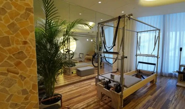 Pilates studio interior design Kingdom Tower Riyadh - Meraki Design Build