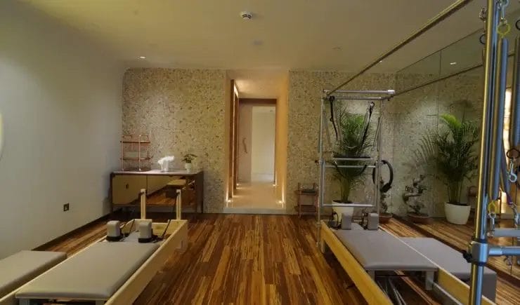 Pilates studio interior design Kingdom Tower Riyadh - Meraki Design Build