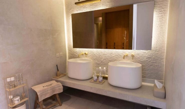 Luxury wellness bathroom interior design Riyadh - Meraki Design Build